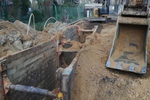 Budowa kanalizacji w Tymiance