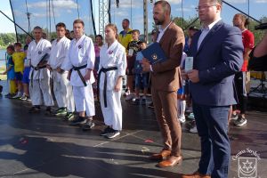 Dni Strykowa 2024 - Uhonorowanie drużyn sportowych z Gminy Stryków i nagranie dla TVP3