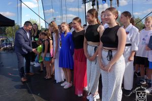 Dni Strykowa 2024 - Uhonorowanie drużyn sportowych z Gminy Stryków i nagranie dla TVP3
