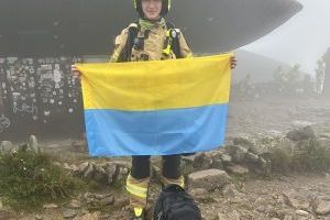 Druh Dawid Borkowski z OSP Kiełmina w akcji charytatywnej Strażak na Szlaku Fundacji DKMS