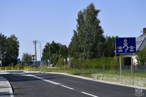 Odbiór III etapu budowy drogi łączącej DW 708 z drogą powiatową w Smolicach przez most na rzece Moszczenicy.