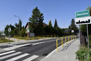 Odbiór III etapu budowy drogi łączącej DW 708 z drogą powiatową w Smolicach przez most na rzece Moszczenicy.