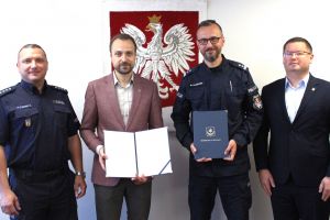 Spotkanie w Komendzie Powiatowej w Zgierzu