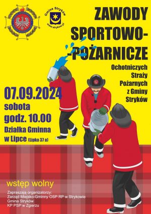 GMINNE ZAWODY SPORTOWO-POŻARNICZE 2024 W LIPCE
