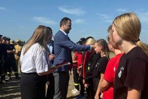 Gminne zawody sportowo-pożarnicze Gminy Stryków 2024