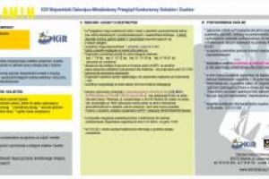 XXII Wojewódzki Dziecięco-Młodzieżowy Przegląd Konkursowy Solistów i Duetów w Strykowie - regulamin