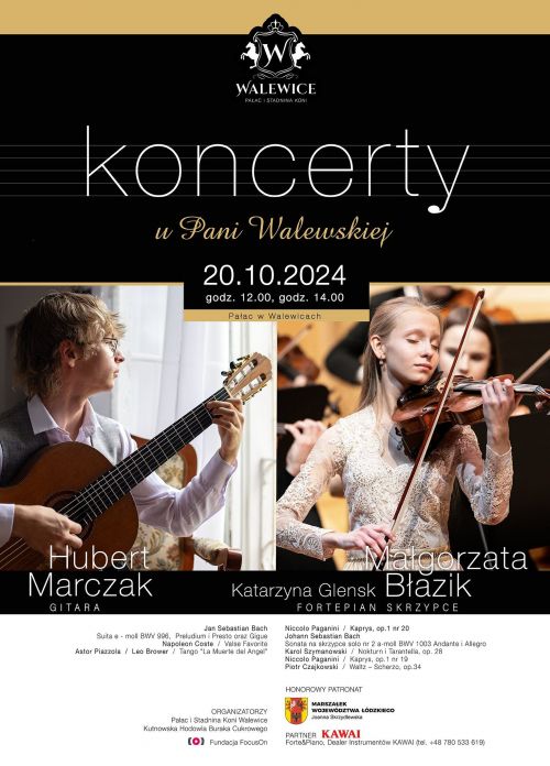 Koncert u Pani Walewskiej 20.10.2024