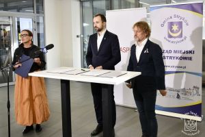 Konferencja prasowa w Akademii Sztuk Pięknych w Łodzi