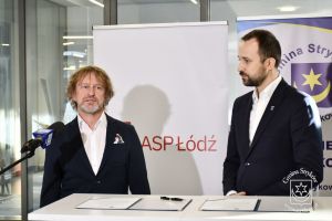 Konferencja prasowa w Akademii Sztuk Pięknych w Łodzi