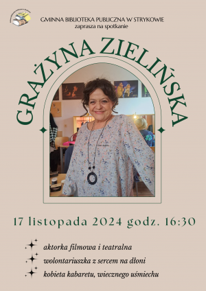 Spotkanie z aktorką Grażyną Zielińską