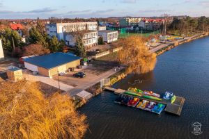 Modernizacja wschodniej części zalewu, po wykonaniu budynku technicznego przystani