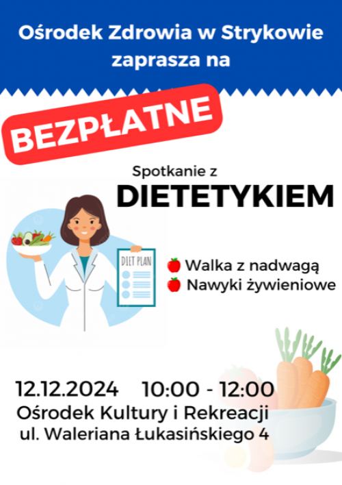 Plakat, Ośrodek Zdrowia w Strykowie
