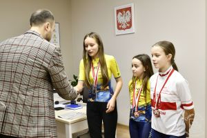 LUKS Dwójka  - listy gratulacyjne dla zawodniczek