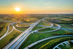 Skrzyżowanie autostrad A1 i A2