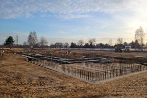 Plac budowy CRS - zdjęcia głównego wykonawcy (11.2024r.)