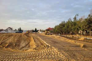 Plac budowy CRS - zdjęcia głównego wykonawcy (11.2024r.)