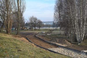 Zagospodarowanie terenu nad zalewem - cześć zachodnia