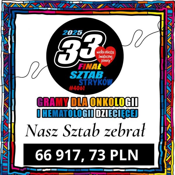 Podsumowanie 33. Finału WOŚP w Gminie Stryków