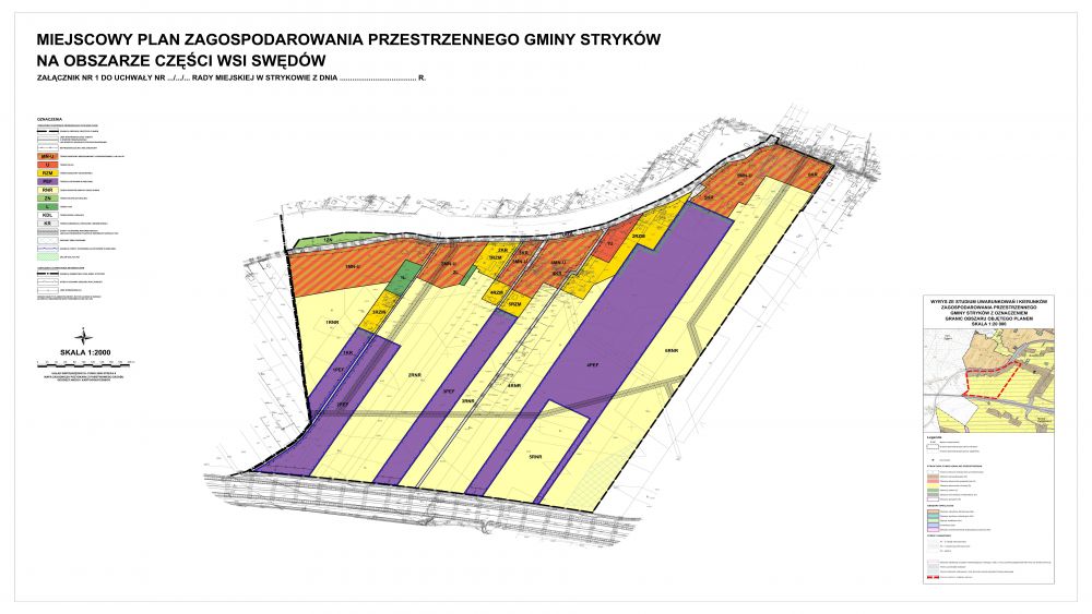 Stryków - Swędów - ponowne wyłożenie planu zagospodarowania