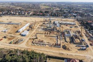 Budowa Centrum Rozwoju Strykowa, marzec 2025