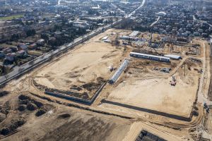 Budowa Centrum Rozwoju Strykowa, marzec 2025