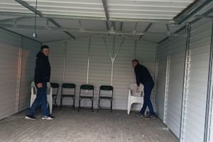 Zakup domku gospodarczego, blaszanego