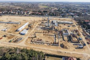 Budowa Centrum Rozwoju Strykowa, marzec 2025
