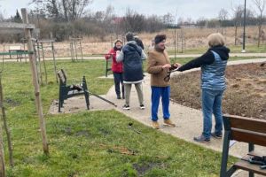 Pierwsze zajęcia Nordic Walking marzec 2025