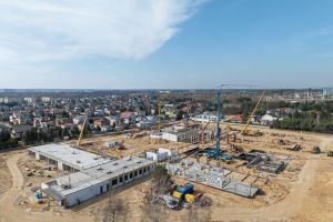 Budowa Centrum Rozwoju Strykowa, marzec 2025