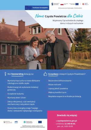Program Czyste Powietrze - ulotka