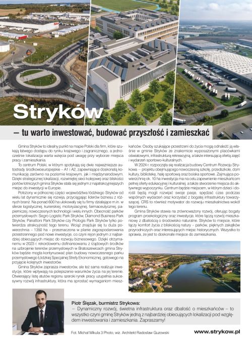Strykow - artykuł w "Rynku Inwestycji"