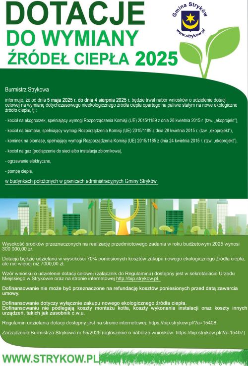 Dotacja na wymianę źródła ciepła