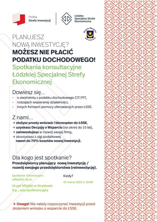 Plakat informacyjny