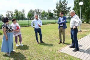 Przekazanie terenu budowy inwestycji w Koźlu