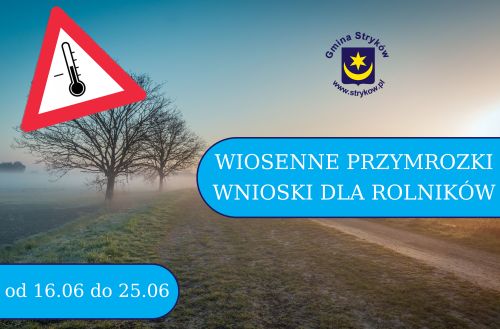 Przymrozki wiosenne - wnioski dla rolników