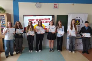 Spotkajmy się z ortografią w SP nr 2 w Strykowie