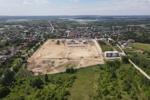 Budowa Centrum Rozwoju Strykowa, maj 2025