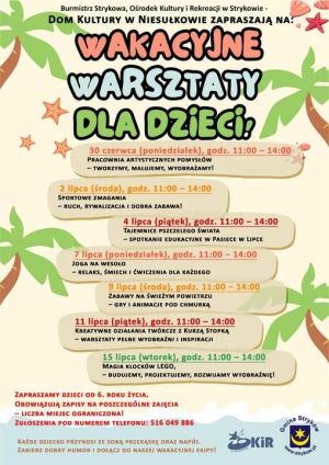Wakacje w Gminie Stryków