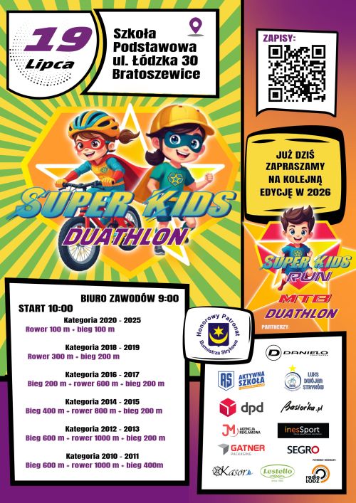 Duathlon w Bratoszewicach