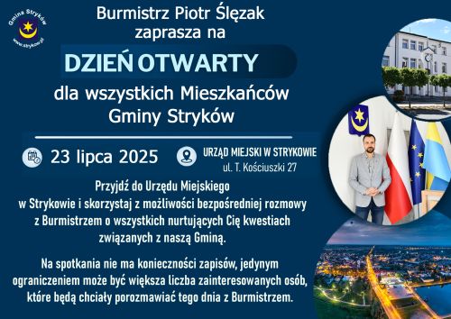 Dzień otwarty w UM Stryków 23 lipca