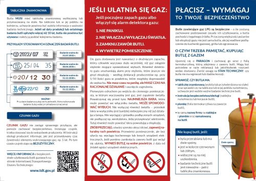 Kampania Bezpieczna butla - bezpieczny dom