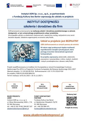 Plakat informacyjny
