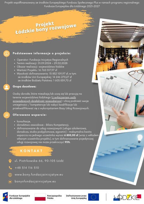 Plakat informacyjny