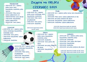 Zajęcia na orliku - czerwiec 2025