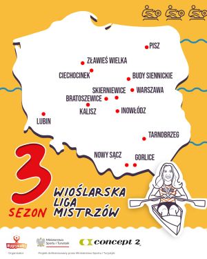 Wioślarska Liga Mistrzów w Bratoszewicach 2025