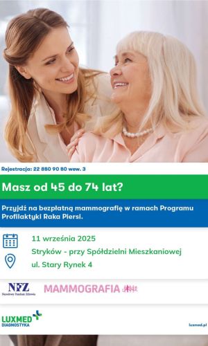 Mammografia 11 września 2025
