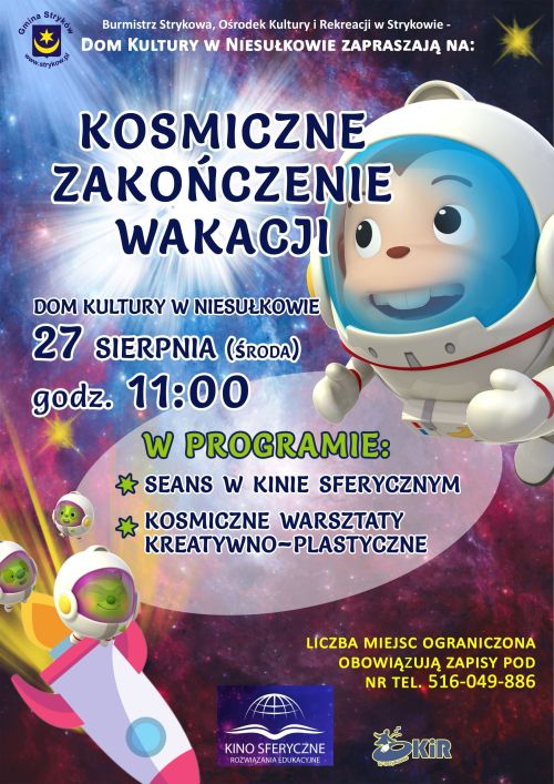 Kosmiczne zakończenie wakacji z DK w Niesułkowie