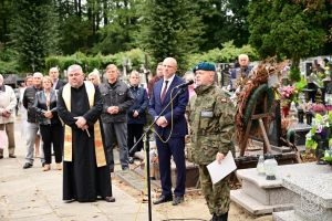 Odsłonięcie Tablicy Pamiątkowej na cmentarzu w Dobrej poświęconej Powstańcom Styczniowym