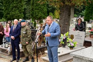Odsłonięcie Tablicy Pamiątkowej na cmentarzu w Dobrej poświęconej Powstańcom Styczniowym
