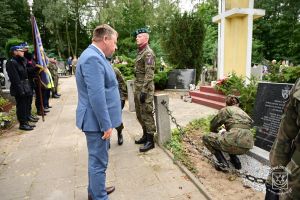 Odsłonięcie Tablicy Pamiątkowej na cmentarzu w Dobrej poświęconej Powstańcom Styczniowym